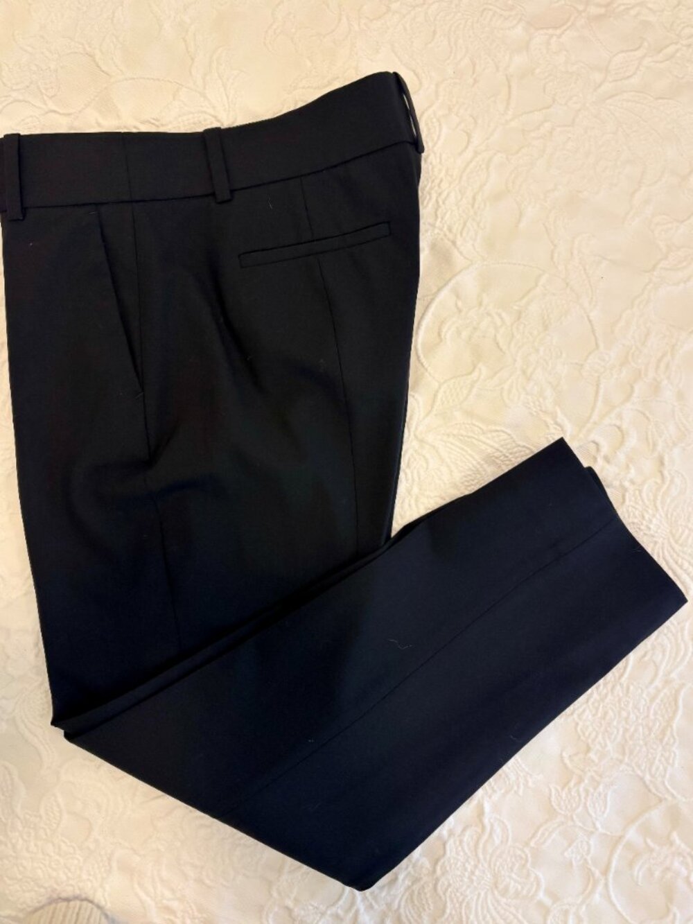 NWOT J.Crew Cameron Pants Size 4 Black Tailored Career Work